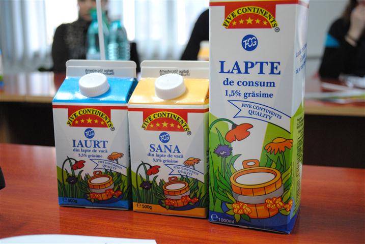 Produse lactate lansate pe piaţă de compania deţinută de Tonino Boldea